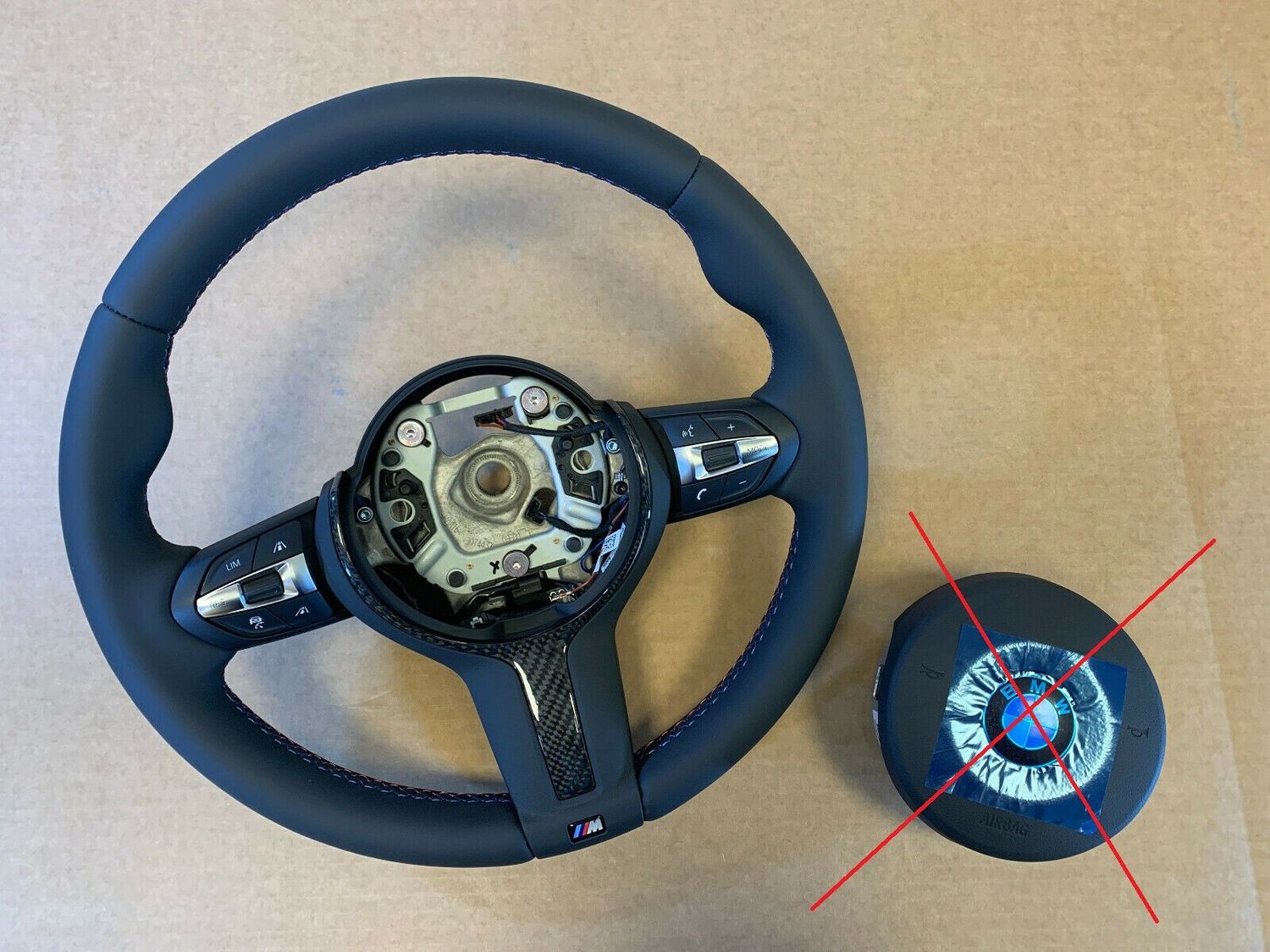 BMW F15 F16 F20 F22 F25 F26 F30 F32 F39 F48 M Steering Wheel ACC VIBRO CARBON