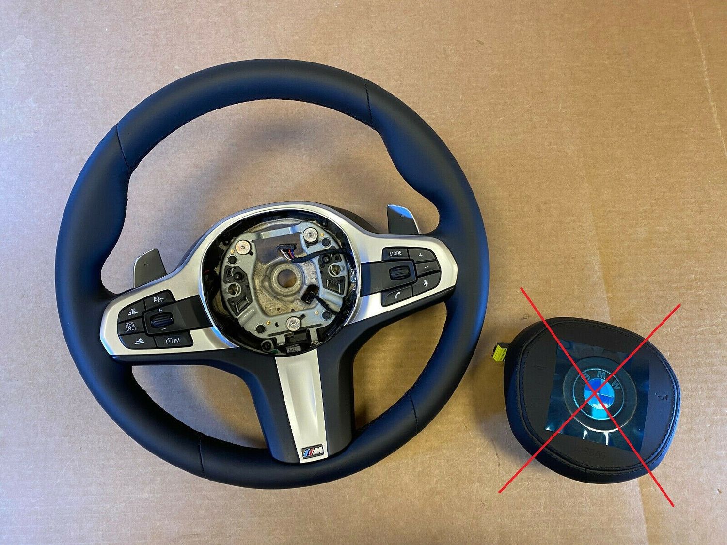 BMW F22 F23 F30 F31 F32 F33 F34 F87 G STYL USA M Steering Wheel PETALS VIBRO ACC