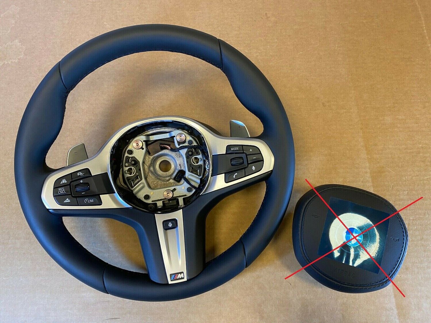 BMW 5 6 X3 X4 G30 G31 G32 G01 G02 G08 OEM M Steering Wheel Paddles HEATING ACC