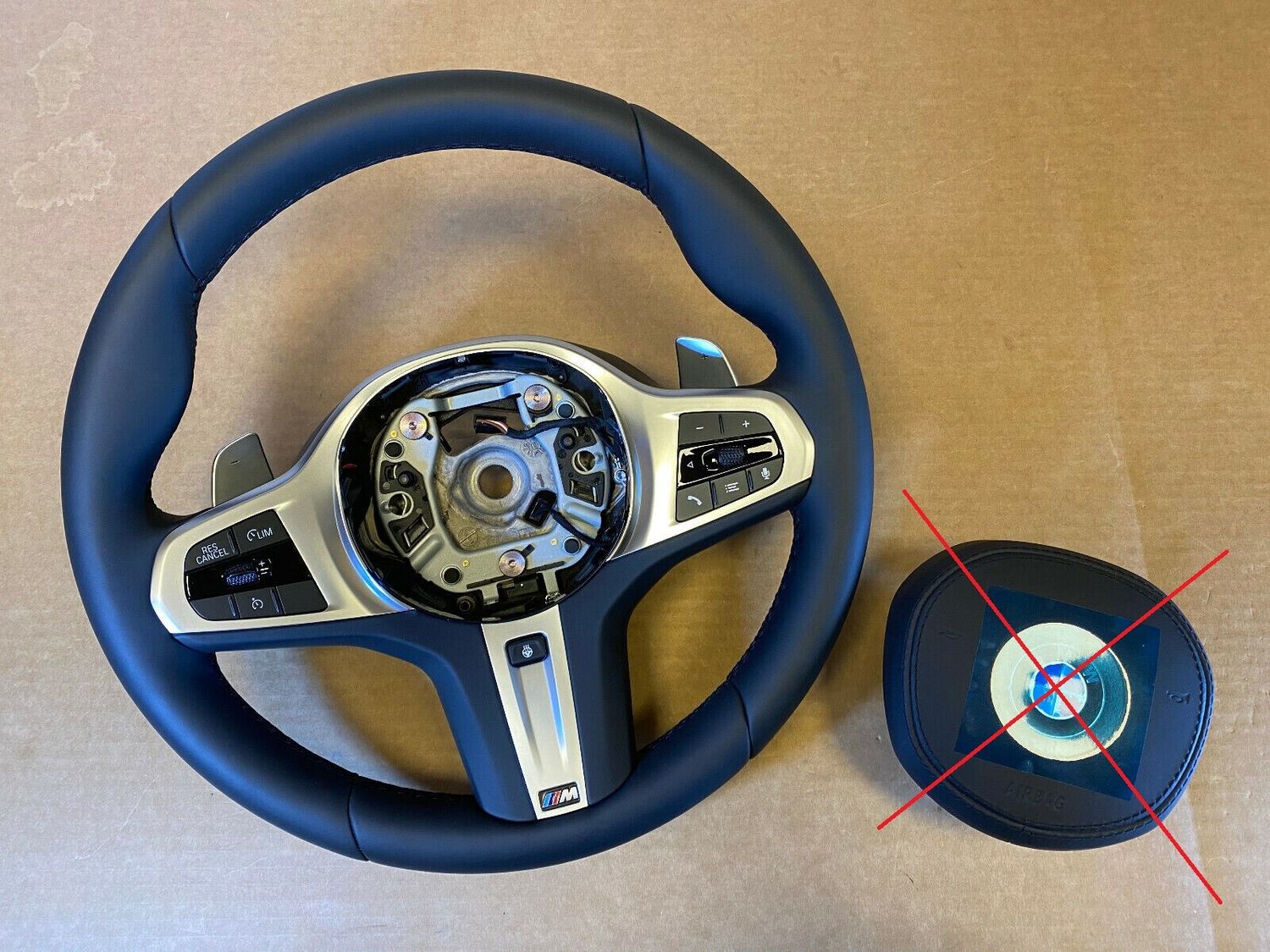 BMW 5 6 X3 X4 G30 G31 G38 G32 G01 G02 G08 LCI EU M Steering Wheel Paddle HEATING