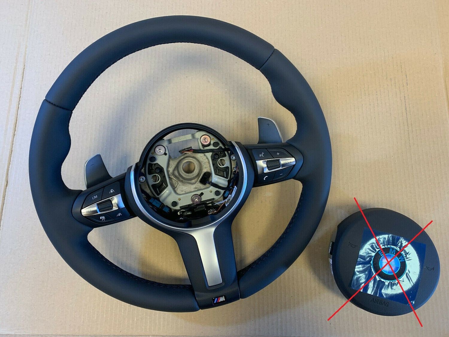 BMW F15 F16 F25 F26 F30 F31 F32 F33 M Steering Wheel G PADDLES HEATING VIBRO ACC
