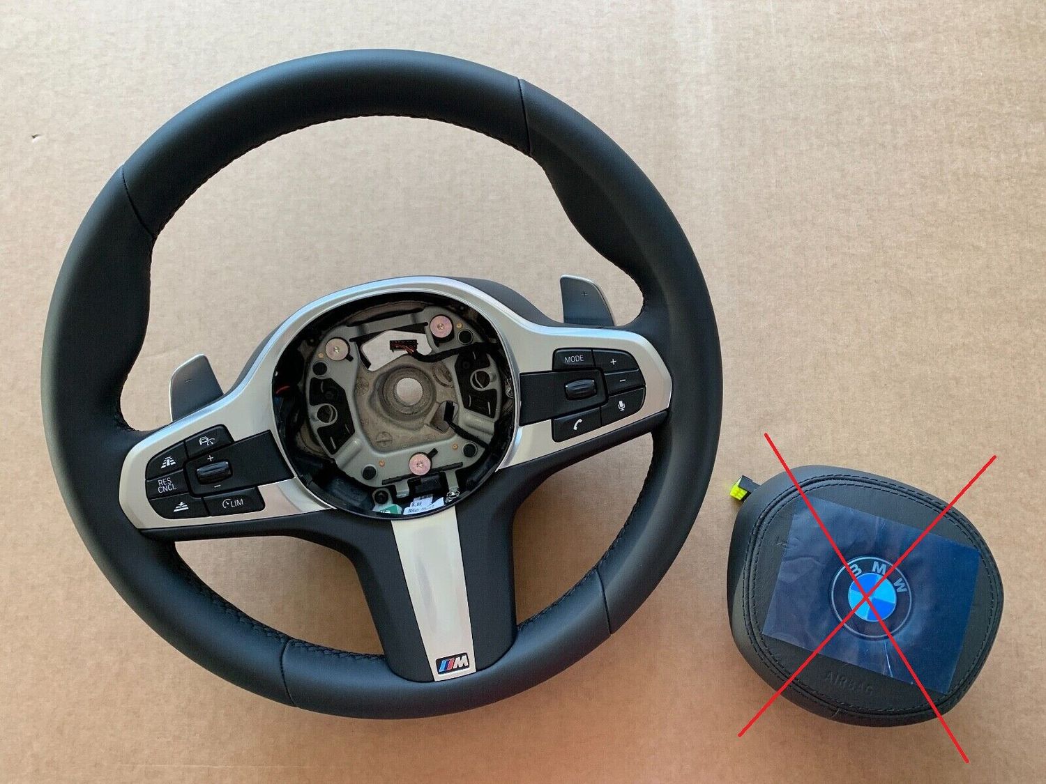 BMW 5 6 X3 X4 G30 G31 G32 G38 G01 G02 G08 M Steering Wheel Paddles VIBRO ACC