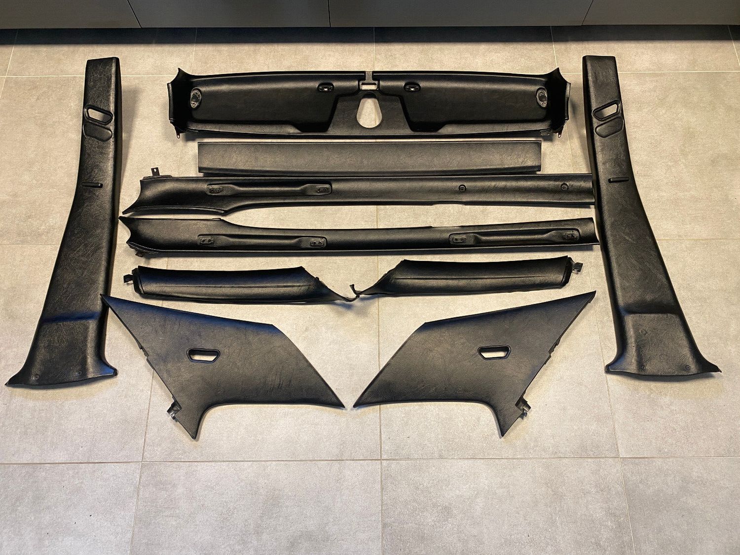BMW 7 Series E23 GENUINE Interior Cover Trim Set 10 pcs LHD Car