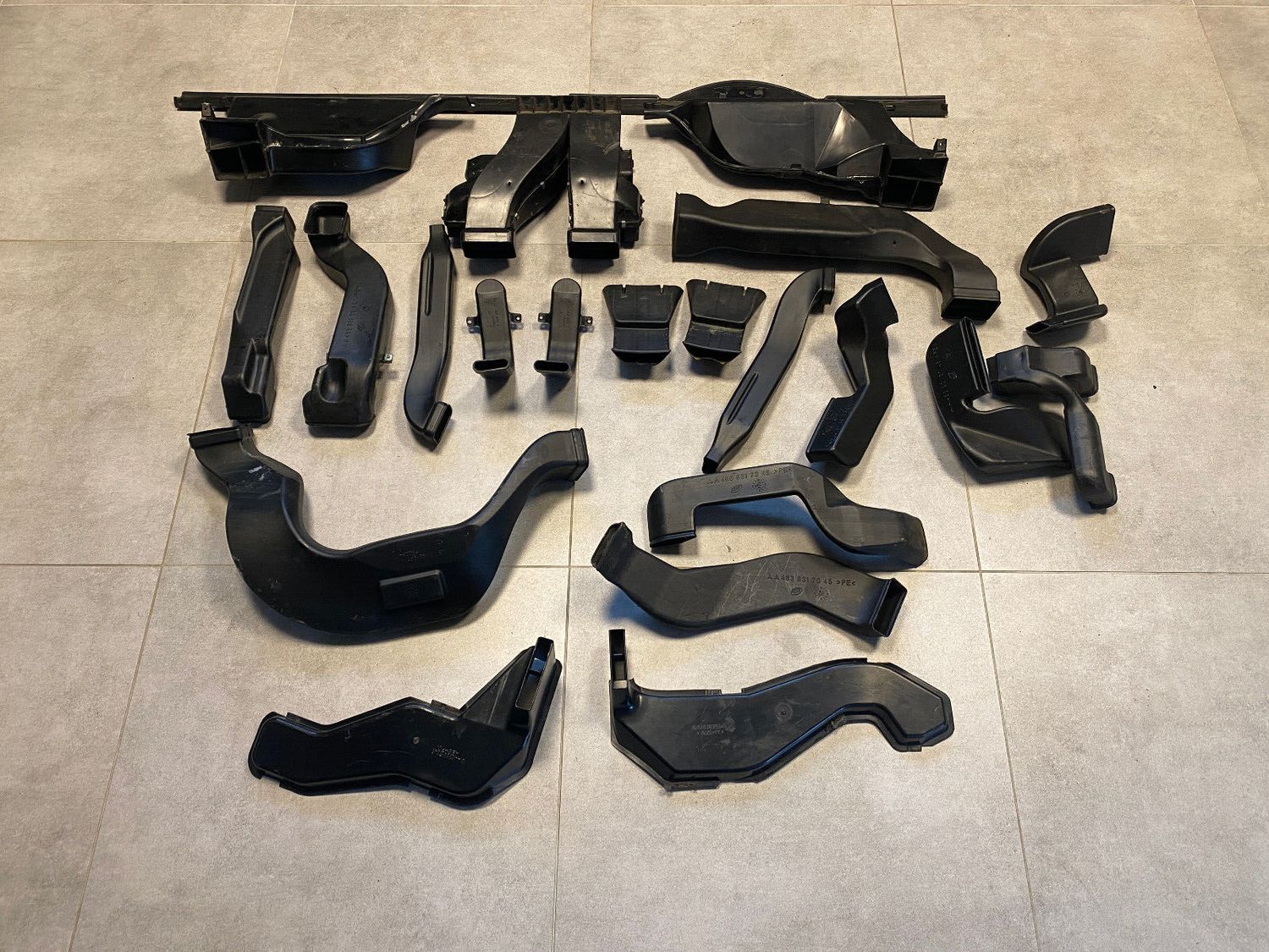 Mercedes G class W463 OEM Air Vent Duct channels SET