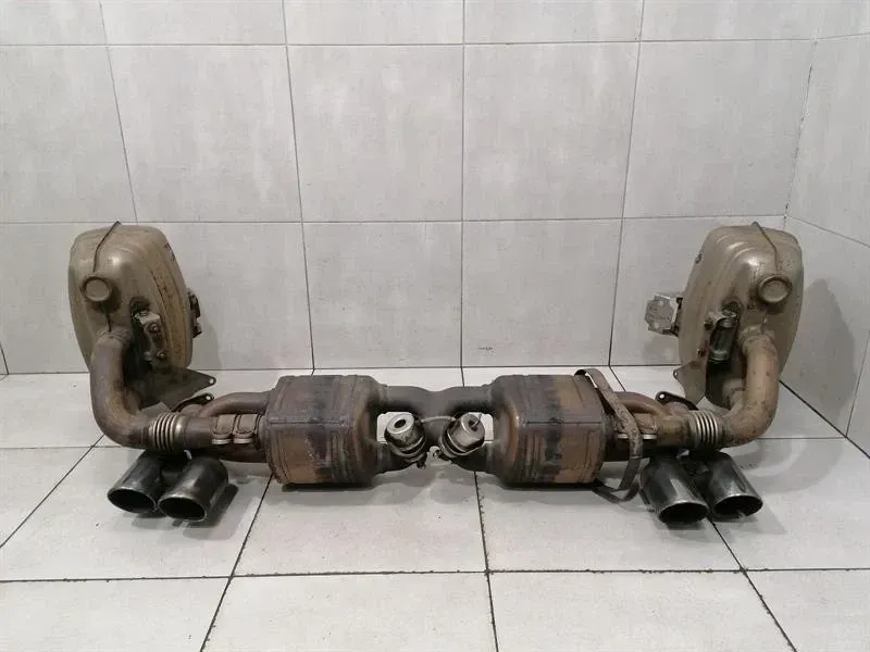 Porsche 911 991 exhaust silencer 99111143707 exhaust sport exhaust with valves-