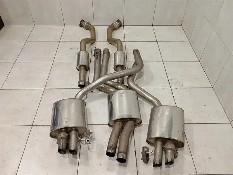 Audi RS4 B8 8K exhaust silencer Scorpion exhaust muffler outlet valve-