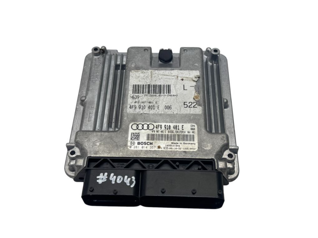 4F9910401E 0281014357 Engine Control Unit / module (ECU) AUDI A6 / A6 ALLROAD (C6, 4F) (2004-2011)