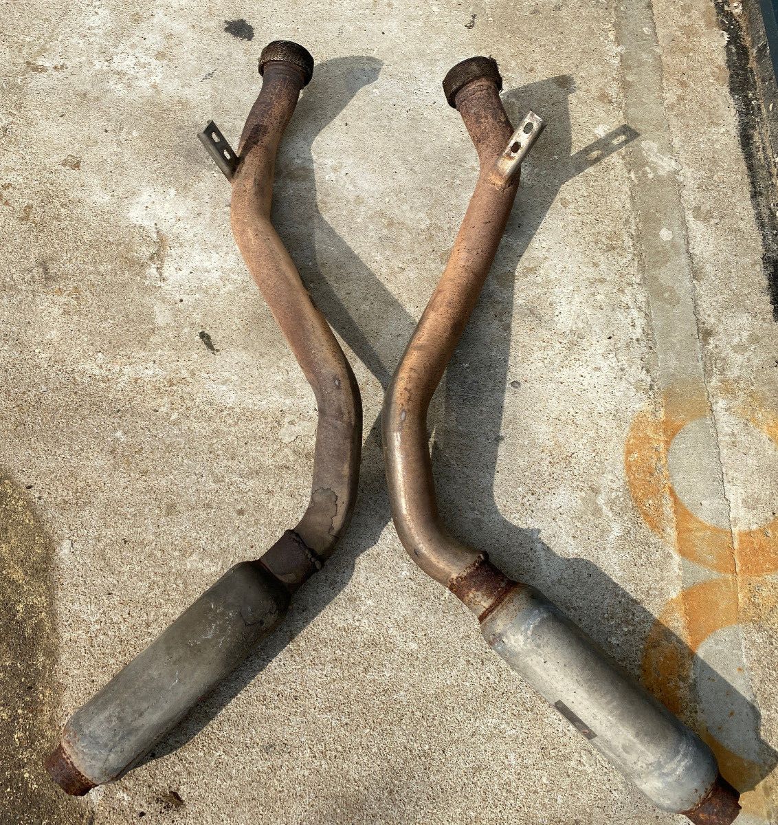 Mercedes G class W463 Genuine Exhaust Pipe Without Catalyst Left &amp; Right