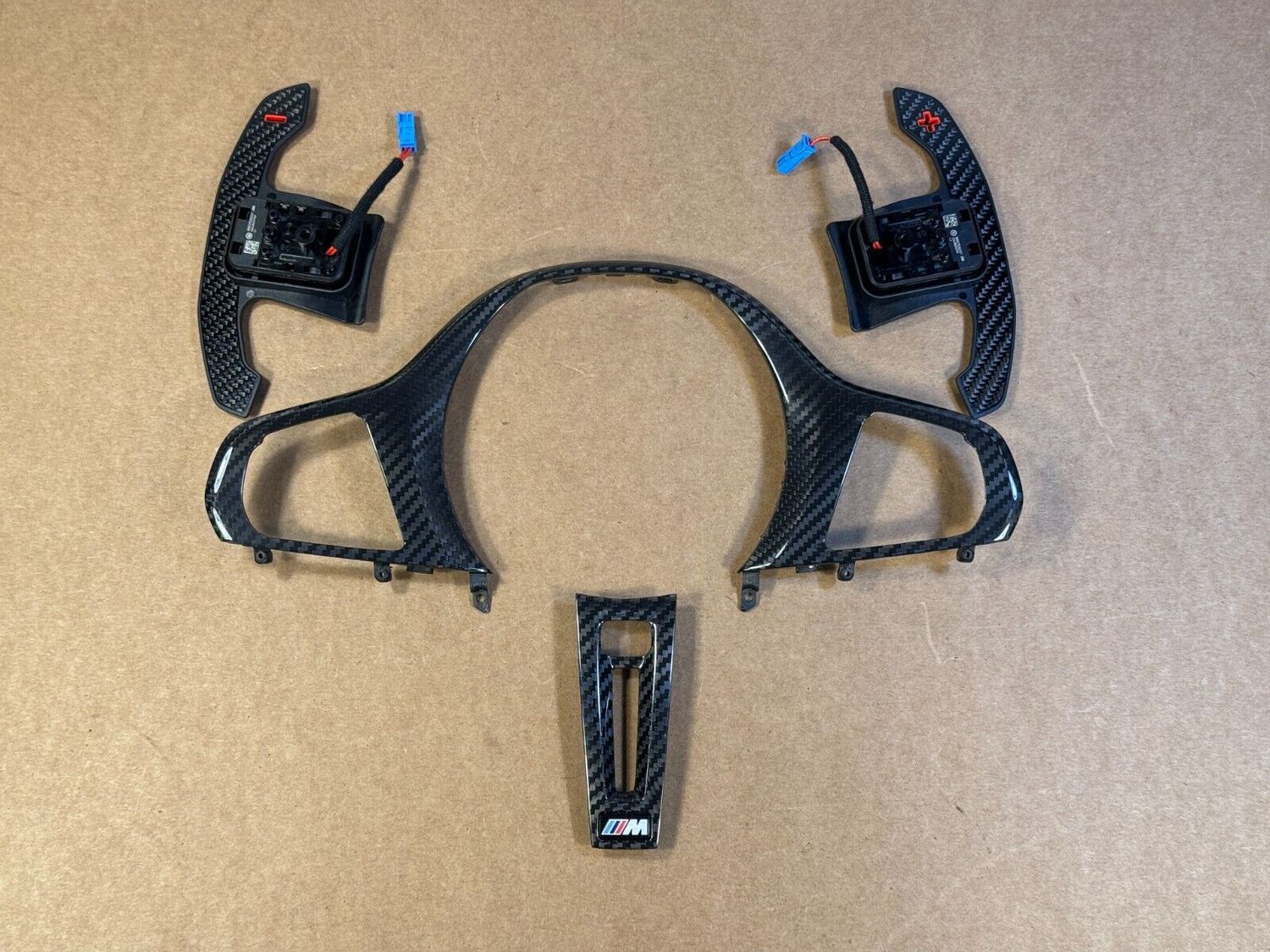 BMW M3 M4 COMPETITION STEERING WHEEL CARBON TRIM TJA G82 G20 G22 G26 G29 F40 F44