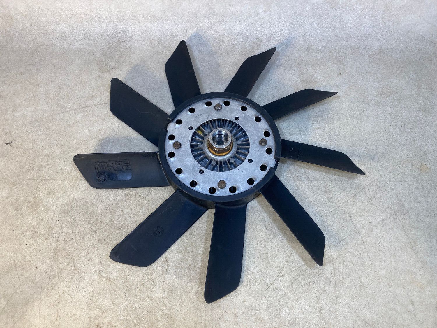 OEM BMW 3 E21 E30 5 E12 E28 6 E24 7 E23 Fan coupling with 9 blade + Fan Clutch