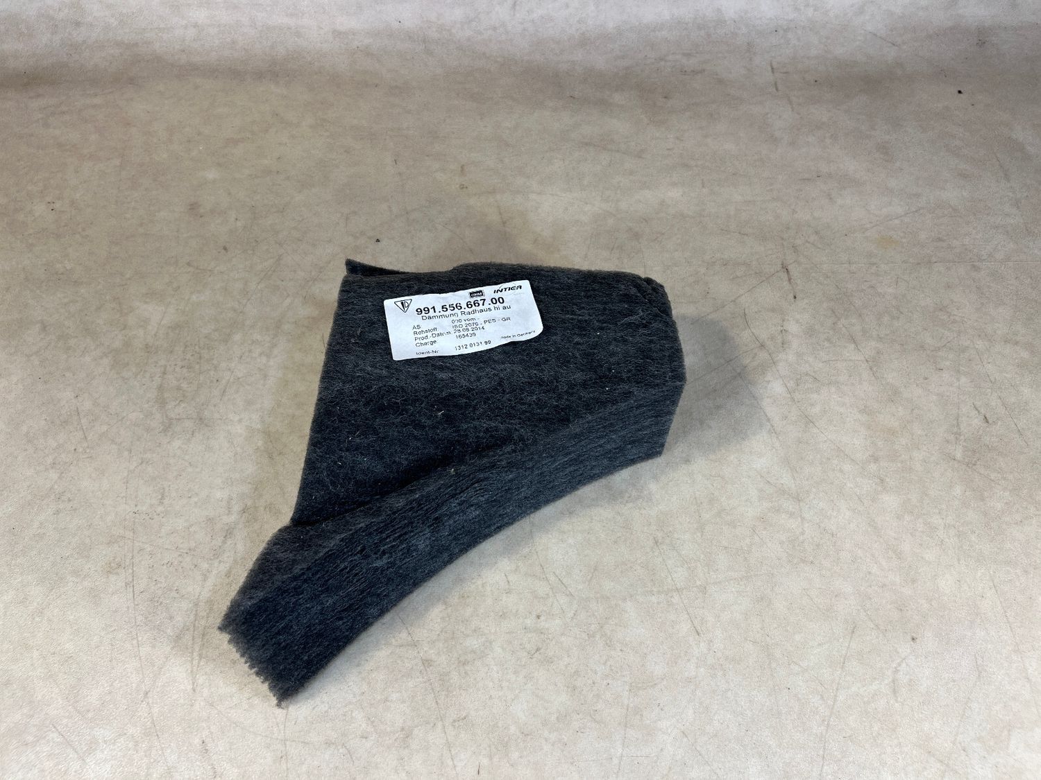 Porsche 911 991 GENUINE Sound absorber Wheel housing Inner panel 99155666700