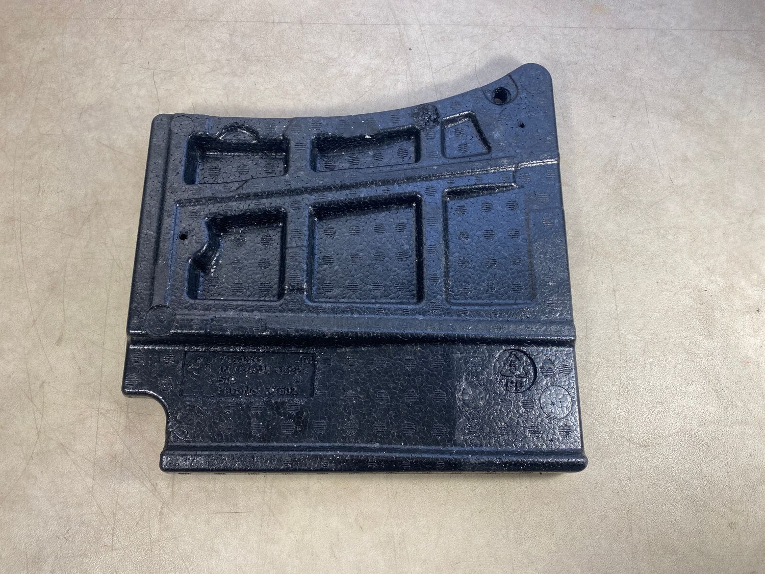 Genuine BMW X5 E70 Left Front Foam insert footwell 51477154831