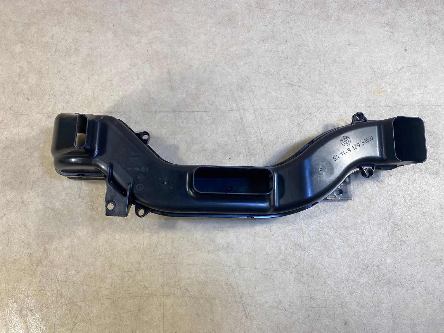 Genuine BMW X5 E70 X6 E71 Air duct, footwell, driver's side 51459129316