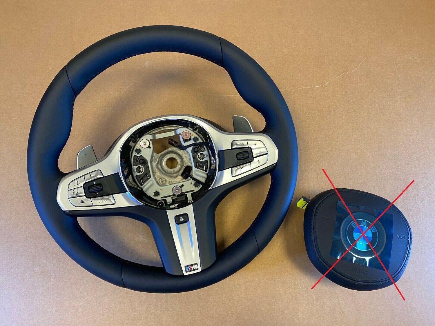 BMW 7 G11 G12 GENUINE USA M Steering Wheel Shift Paddles HEATING VIBRO ACC