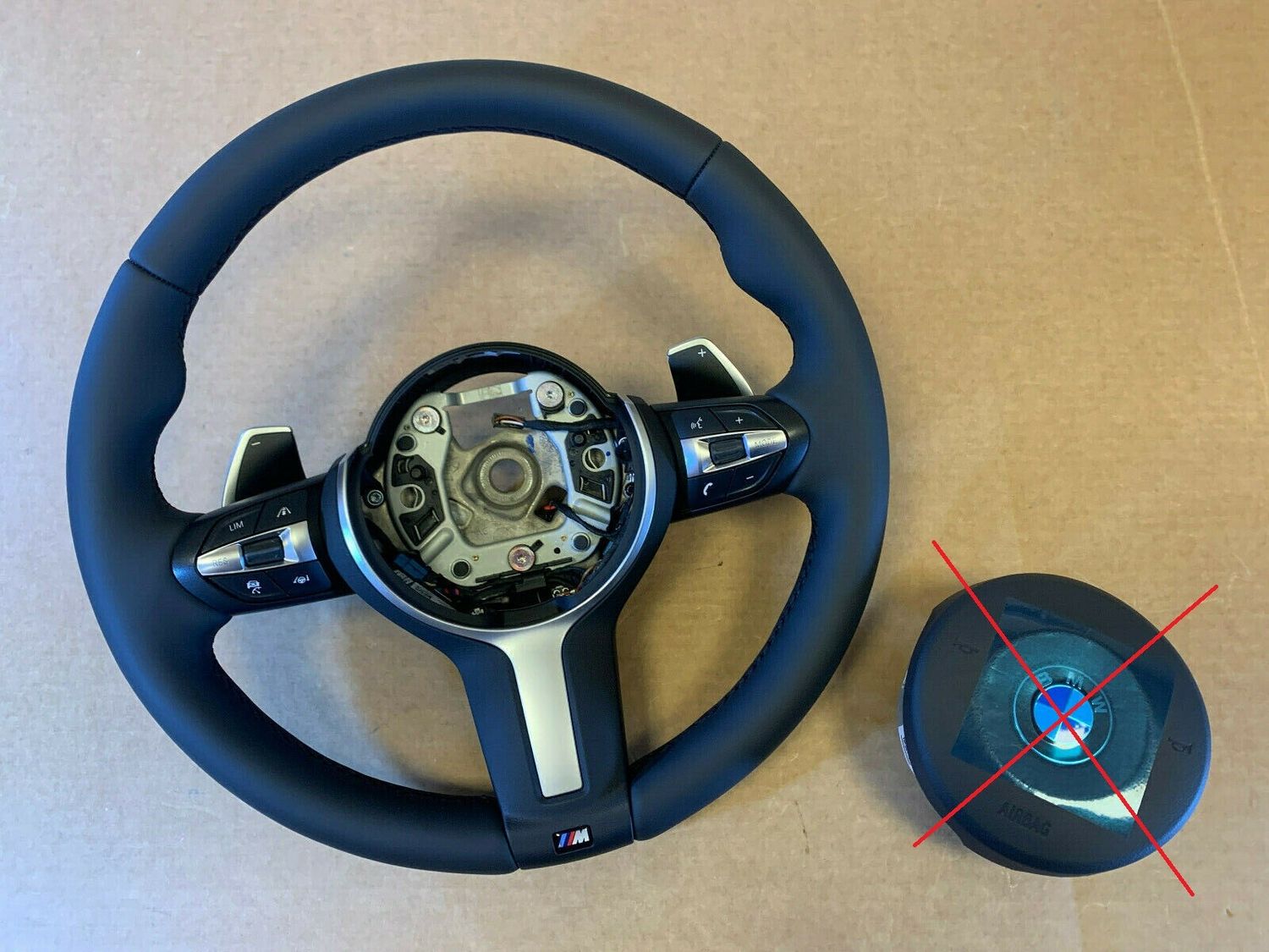 BMW F22 F23 F30 F31 F34 F32 F33 F36 M Steering Wheel PADDLES VIBRO HEATED ASSIST