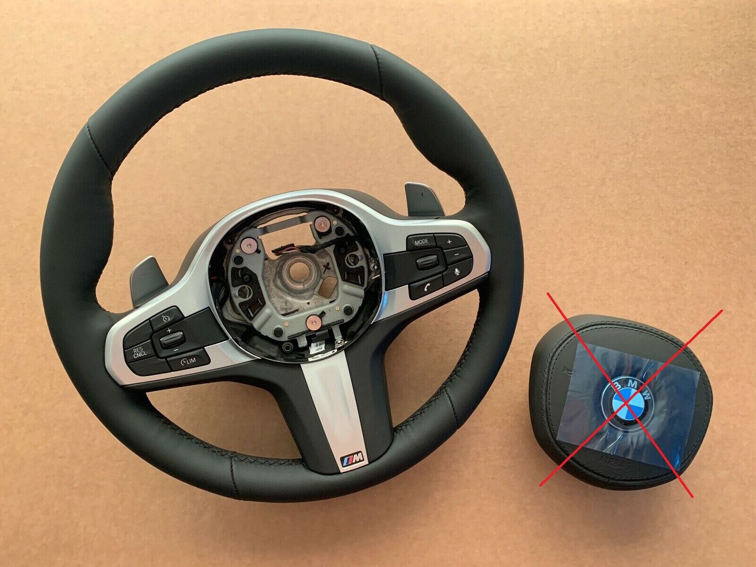 BMW 5 6 X3 X4 G30 G31 G32 G38 G01 G02 GENUINE USA M Steering Wheel Shift Paddles