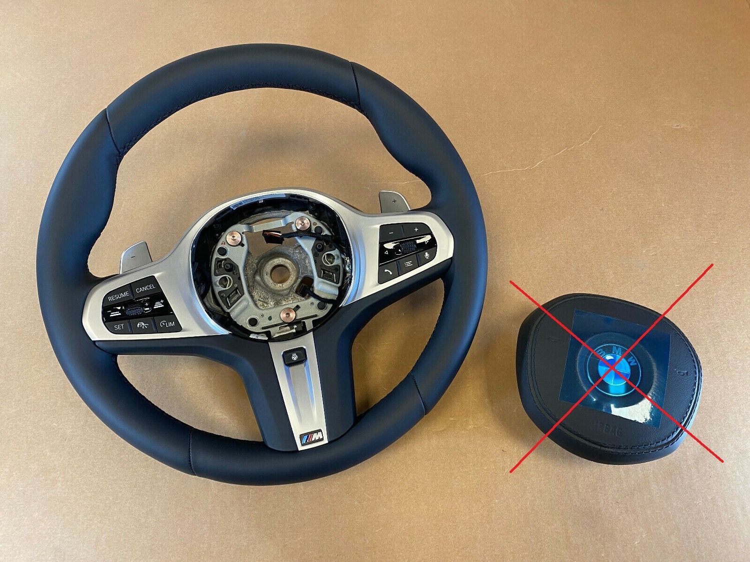 BMW 8 X5 X6 X7 G14 G15 G05 G06 G07 M Steering Wheel Paddles HEATING VIBRO ACC