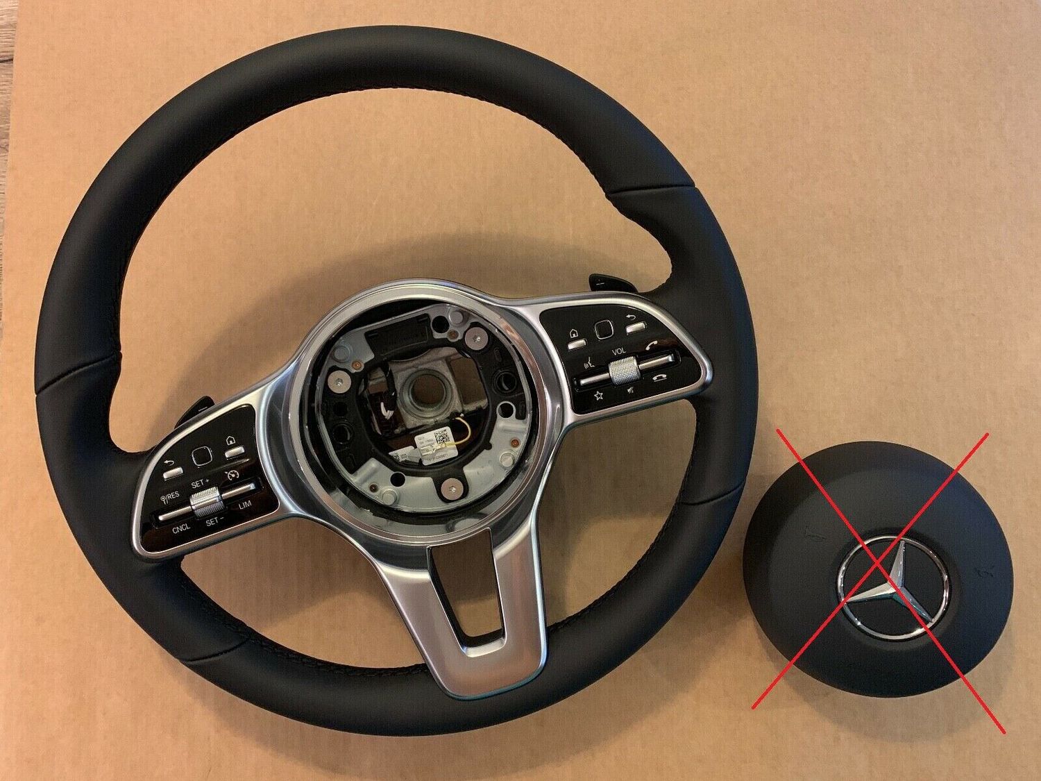 Mercedes W118 W167 W177 W205 W253 W293 OEM NEW SPORT Steering Wheel A0004605804