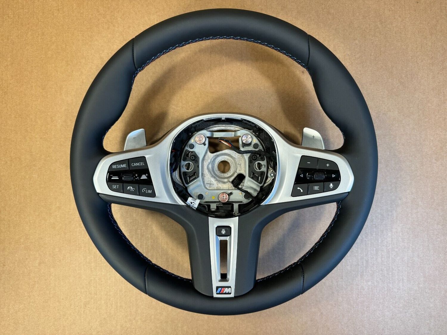 BMW 5 6 X3 X4 G30 G31 G32 G01 G02 OEM M Steering Wheel Paddles HEATING VIBRO ACC
