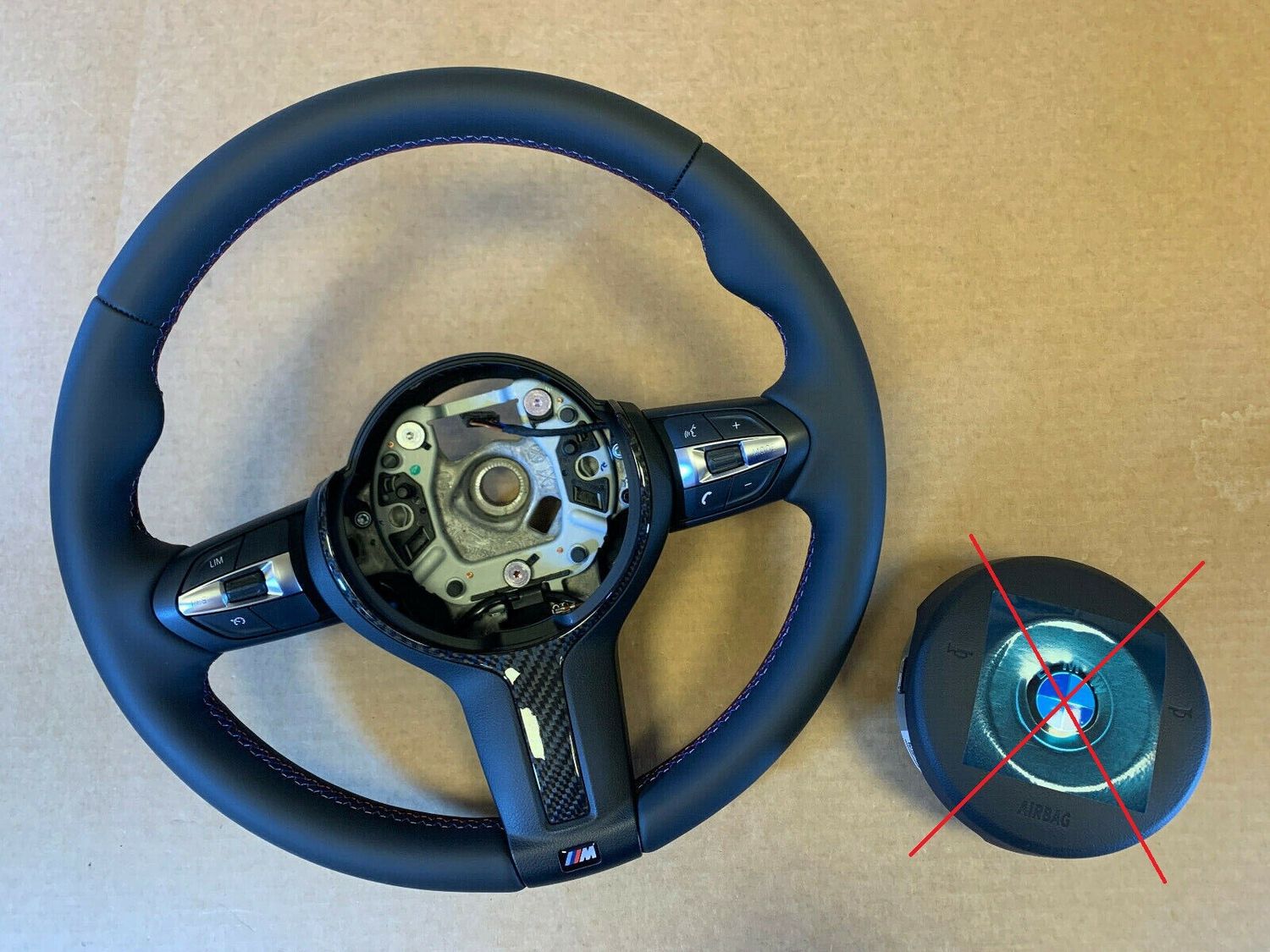 BMW F01 F02 F03 F04 F06 F07 F10 F11 F12 F13 OEM M Sport Steering Wheel