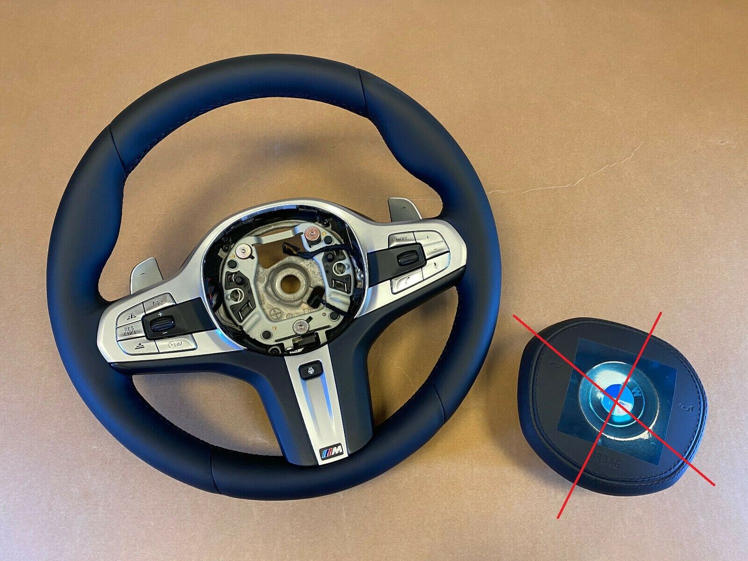 BMW 7 G11 G12 GENUINE EU M Steering Wheel Shift Paddles HEATING VIBRO ACC