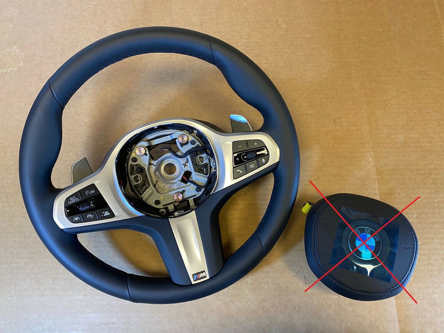 BMW 5 G30 G31 G38 6 G32 X3 G01 G08 X4 G02 GENUINE USA M Steering Wheel ASSIST+