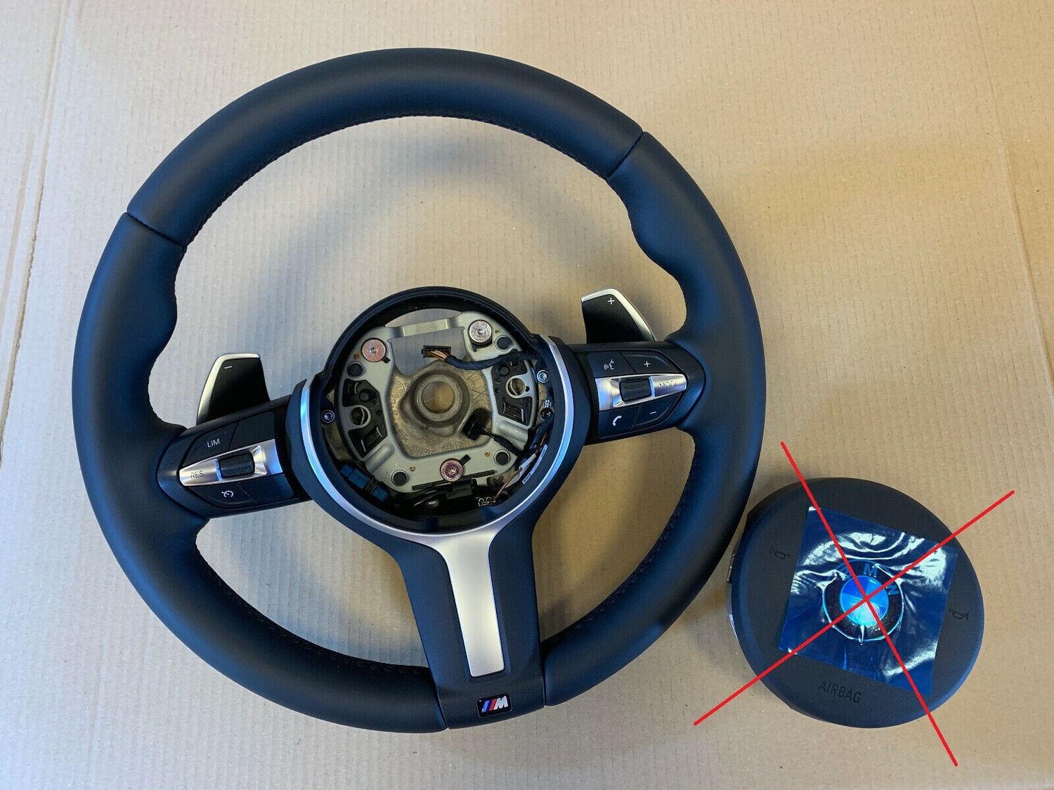 BMW F01 F02 F03 F04 F06 F07 F10 F11 F12 F13 OEM M Steering Wheel Paddles HEATING