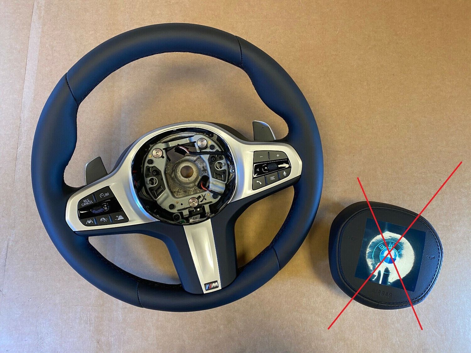 BMW 5 G30 G31 G38 6 G32 X3 G01 G08 X4 G02 OEM M Steering Wheel VIBRO ASSIST+