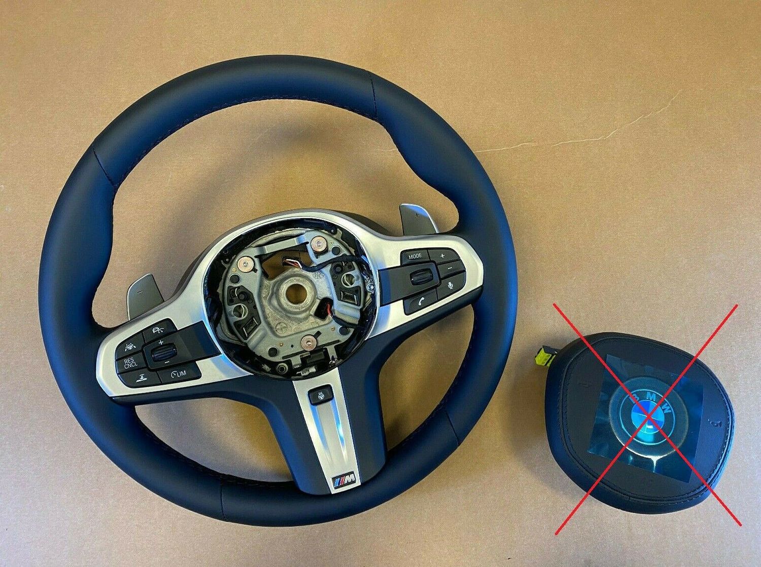 BMW 5 G30 G31 G38 6 G32 X3 G01 X4 G02 USA OEM M Steering Wheel HEATING ASSIST+