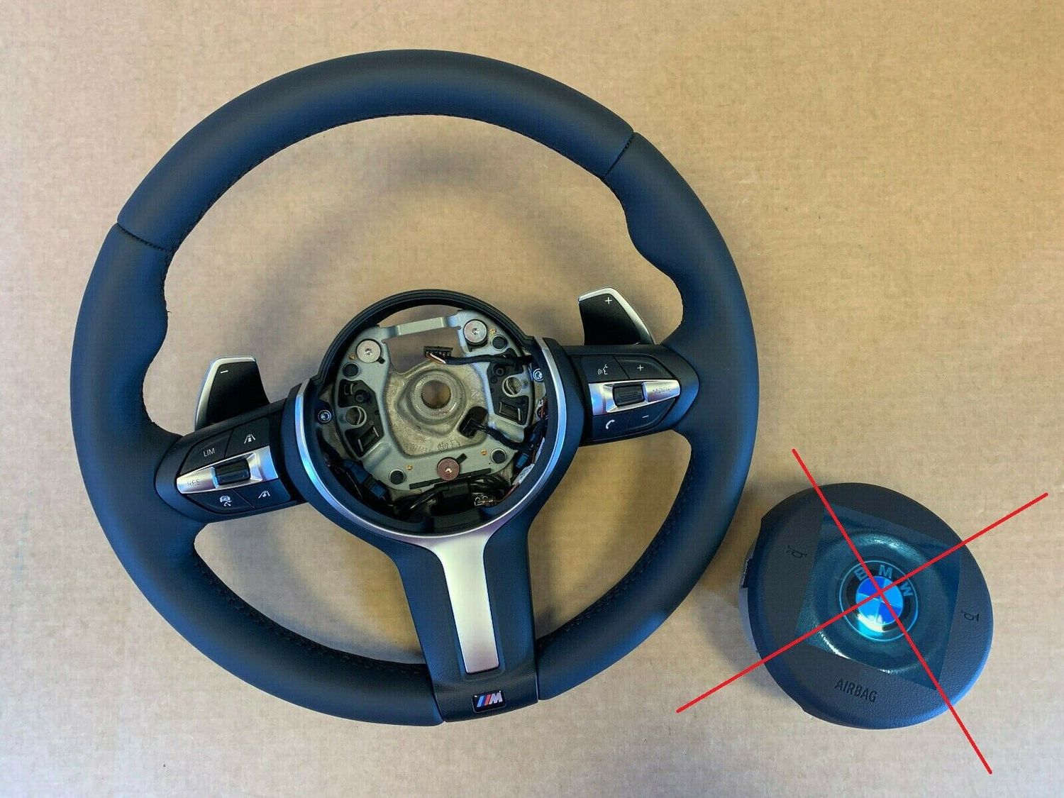 BMW F22 F30 F31 F32 F34 F36 USA OEM M Steering Wheel Paddles HEATING ACC