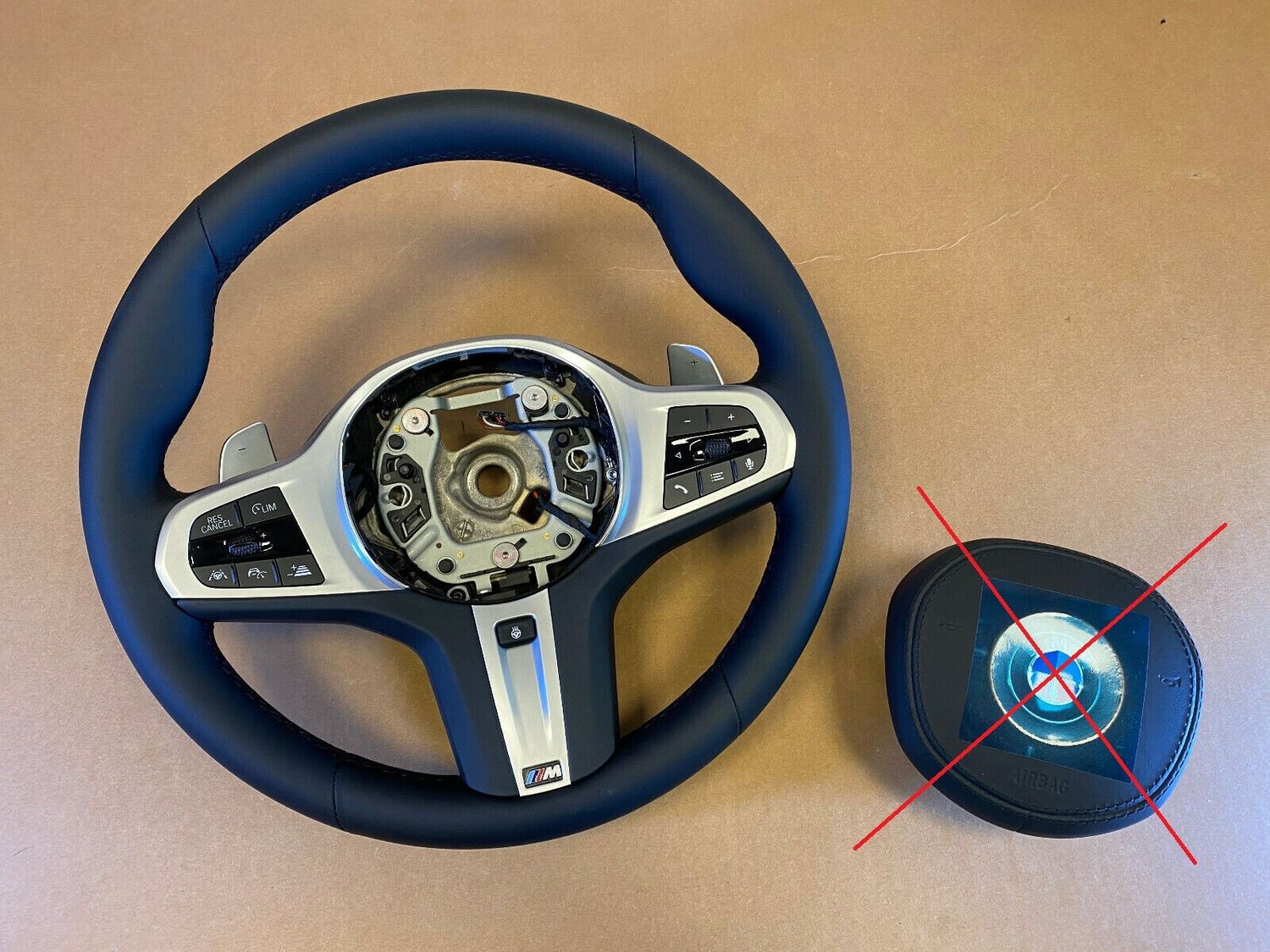 BMW 5 6 X3 X4 G30 G31 G32 G01 G02 LCI EU M Steering Wheel HEATED ASSIST VIBRO