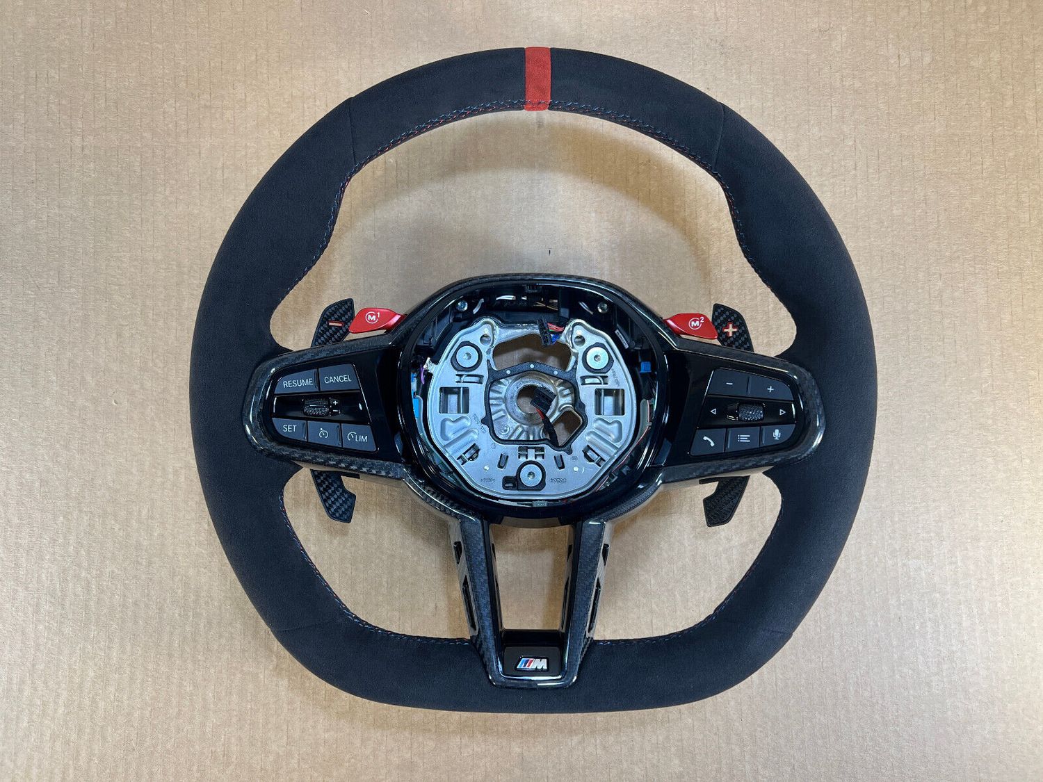 BMW M2 G87 M3 G80 G20 G21 M4 G82 Alcantara M Steering Wheel Carbon VIBRO