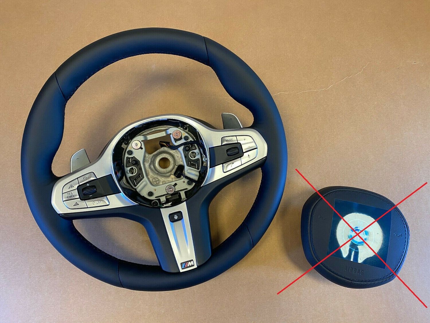 BMW 7 G11 G12 GENUINE M Steering Wheel Shift Paddles HEATING VIBRO ACC