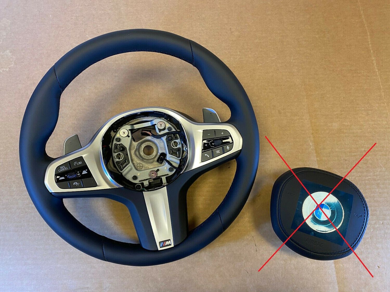 BMW 5 G30 G31 G38 6 G32 X3 G01 G08 X4 G02 OEM LCI EU M Steering Wheel VIBRO ACC