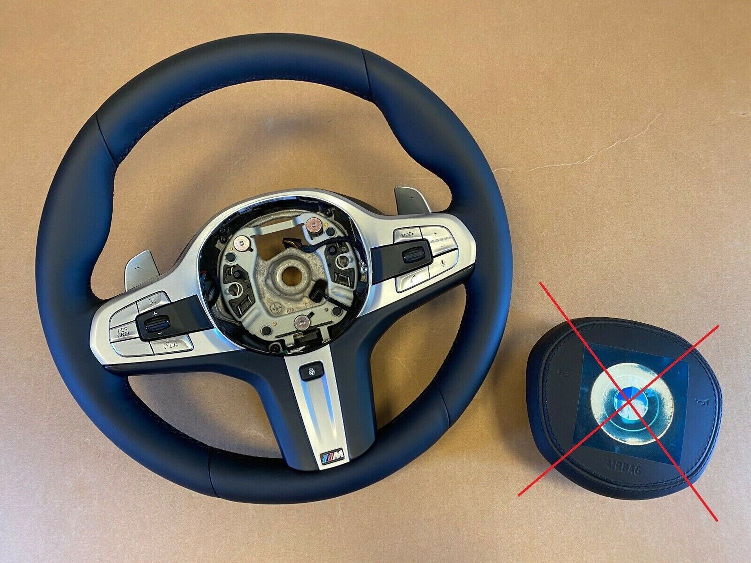 BMW 7 G11 G12 GENUINE EU M Steering Wheel Shift Paddles HEATING VIBRO