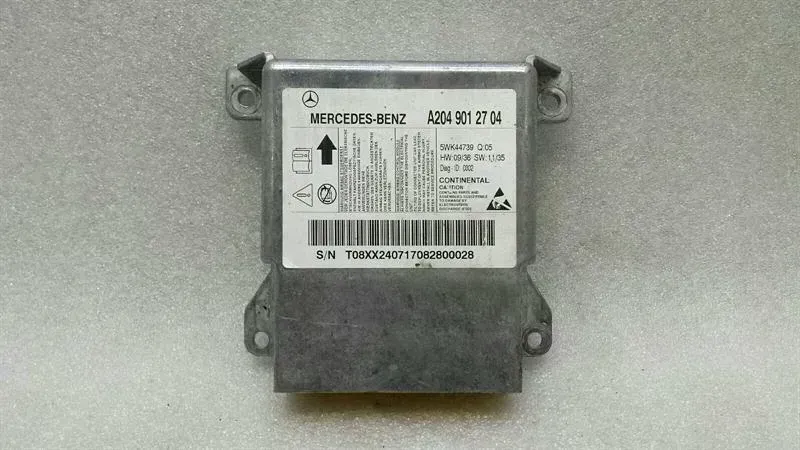 Mercedes C Class W204 Safety Module ECU A2049012704 Air Control Unit SRS