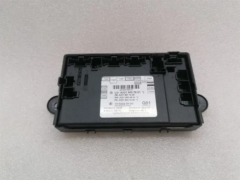 Mercedes S-Class W221 Rear Door Module A2219007801 Rear Door Control Unit