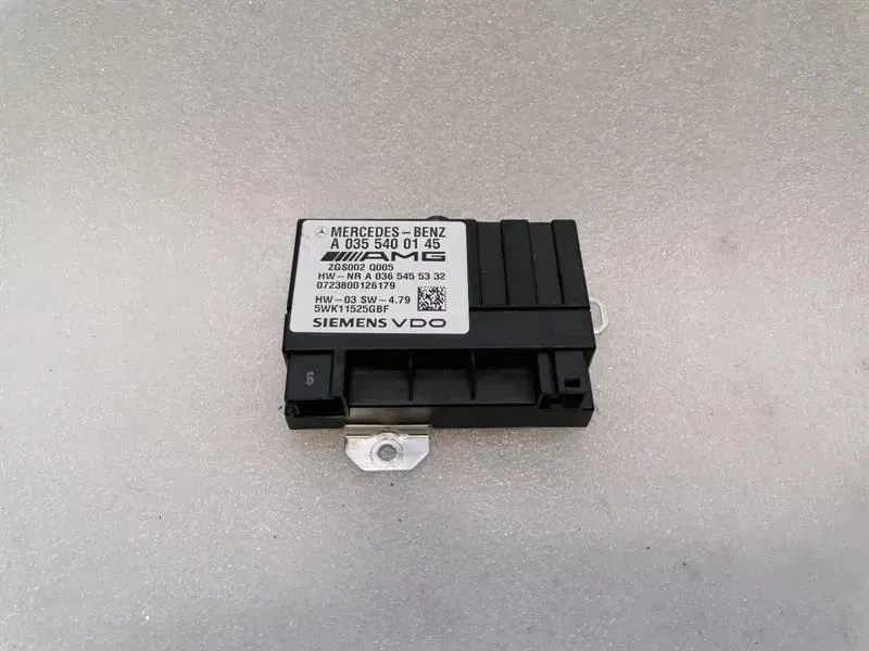 MERCEDES ML W164 ELECTRONIC MODULE A0355400145 CONTROL UNIT FUEL PUMP AMG