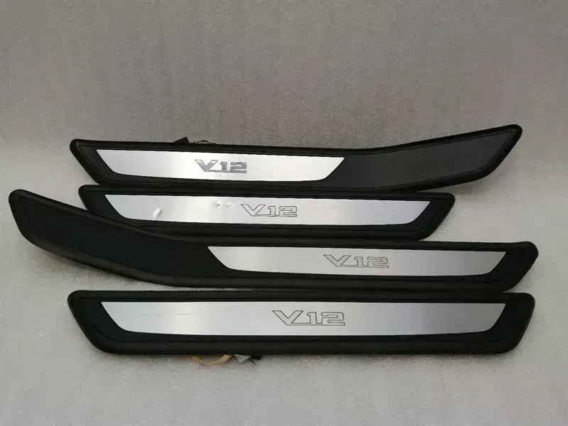 BMW 760Li F02 Door Sill V12 Set Illuminated 7190974 Entry Bar V12 Set