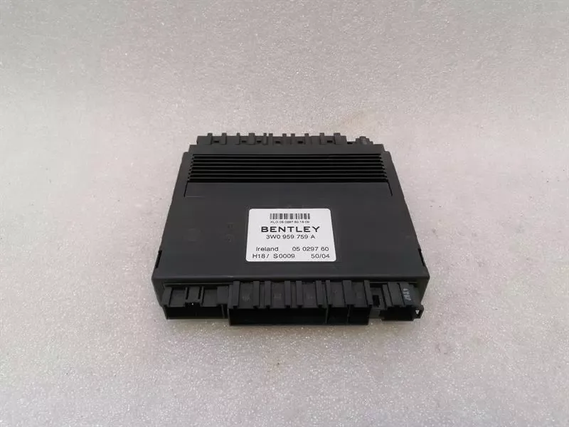 Bentley Continental GT W12 SEAT Electronic Module 3W0959759A Control Unit SEAT