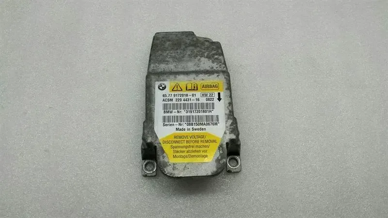 BMW 5 Series E60 Safety Module ECU 9172018 Air Control Unit SRS