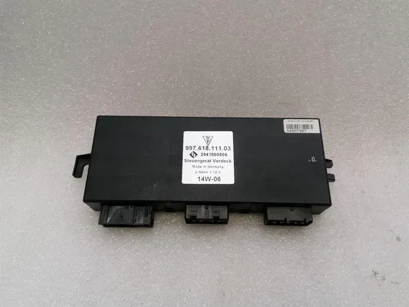 Porsche 911 997 Convertible Roof Module 99761811103 Convertible Roof Module