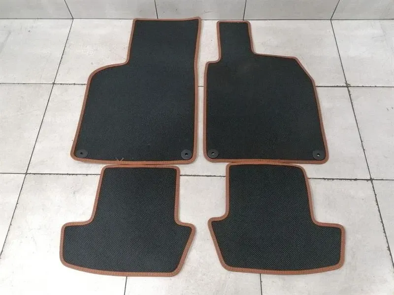 PORSCHE 911 992 FLOOR MATS COGNAC LEATHER HERITAGE RIGHT HAND DRIVE RHD-