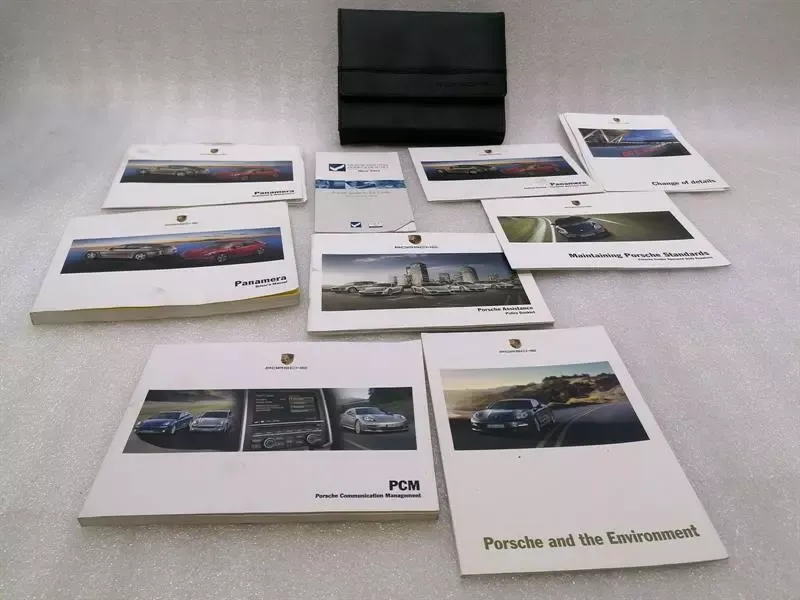 Porsche Panamera 970 SERVICE BOOKLET / maintenance manual