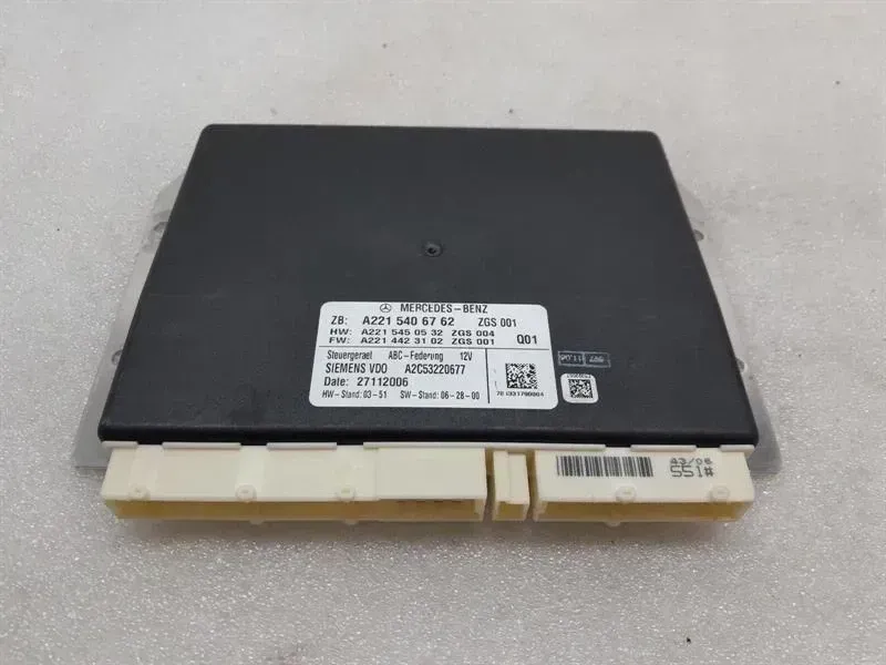 Mercedes CL W216 ABC suspension modules A2215406762 chassis control unit CL63 AMG