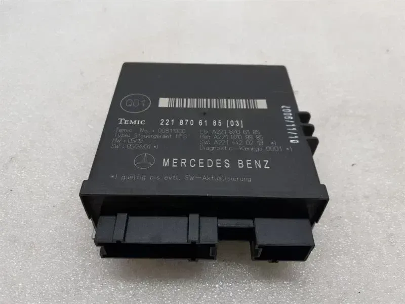 Mercedes CL W216 Boat Lid Electronic Module A2218706185 Control Unit Tailgate