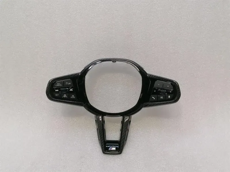 LCI FACELIFT STEERING WHEEL CARBON TRIM BMW 3 Series M3 G80 G20 32307908506-