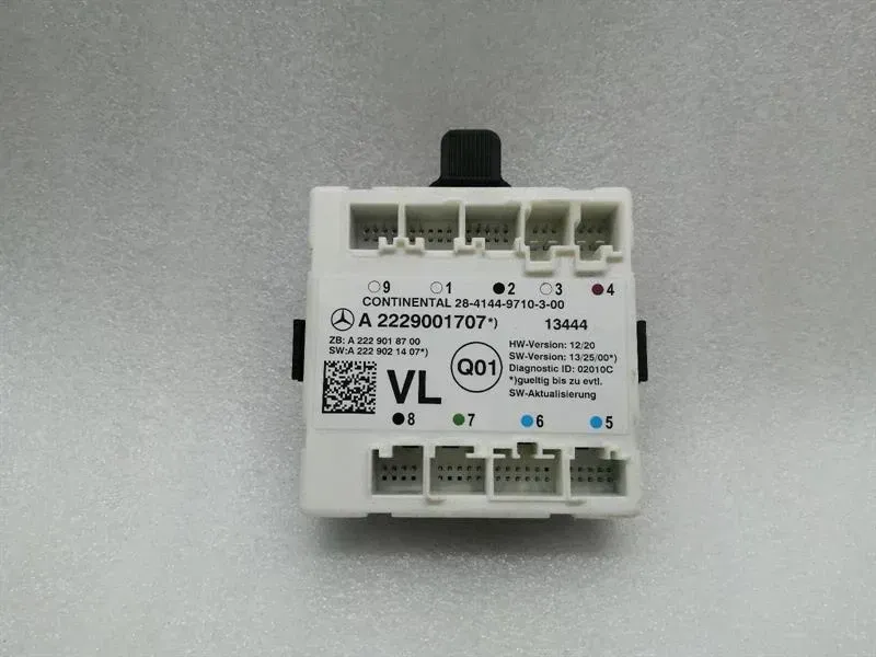 Mercedes S-Class W222 FLH door module A2229001707 control unit left door front