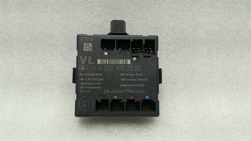 Mercedes E Class W207 FLH Door Module A2079002500 Door Control Unit Left