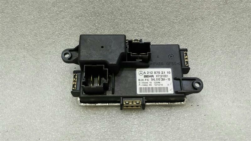 Mercedes E Class W212 Heater Resistor A2128702110 Blower Regulator Regulator